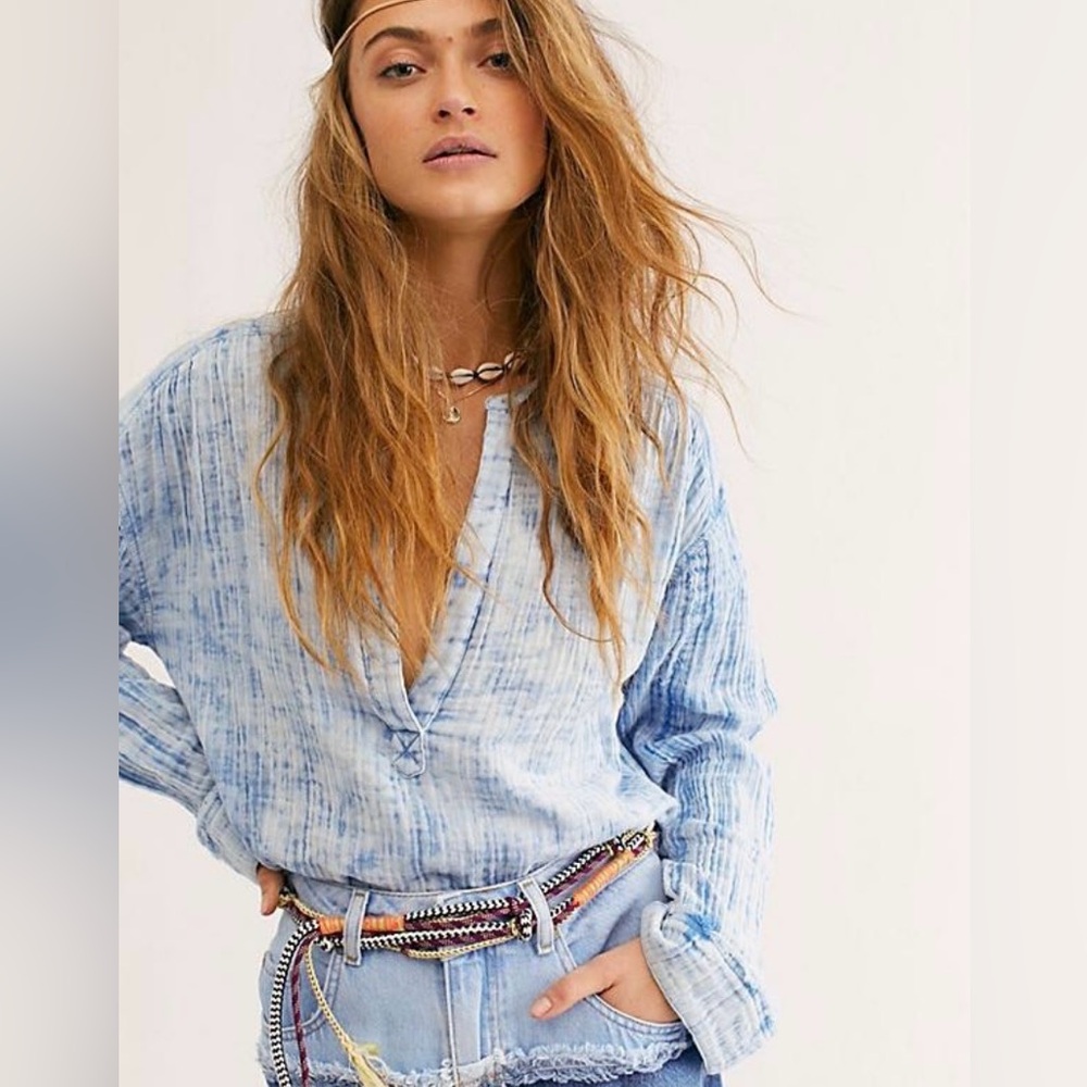 Free People “Anguilla Pullover” size small